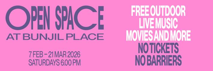 Open Space at Bunjil Place banner